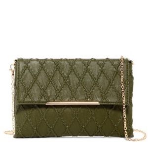 Urban expressions vegan leather clutch